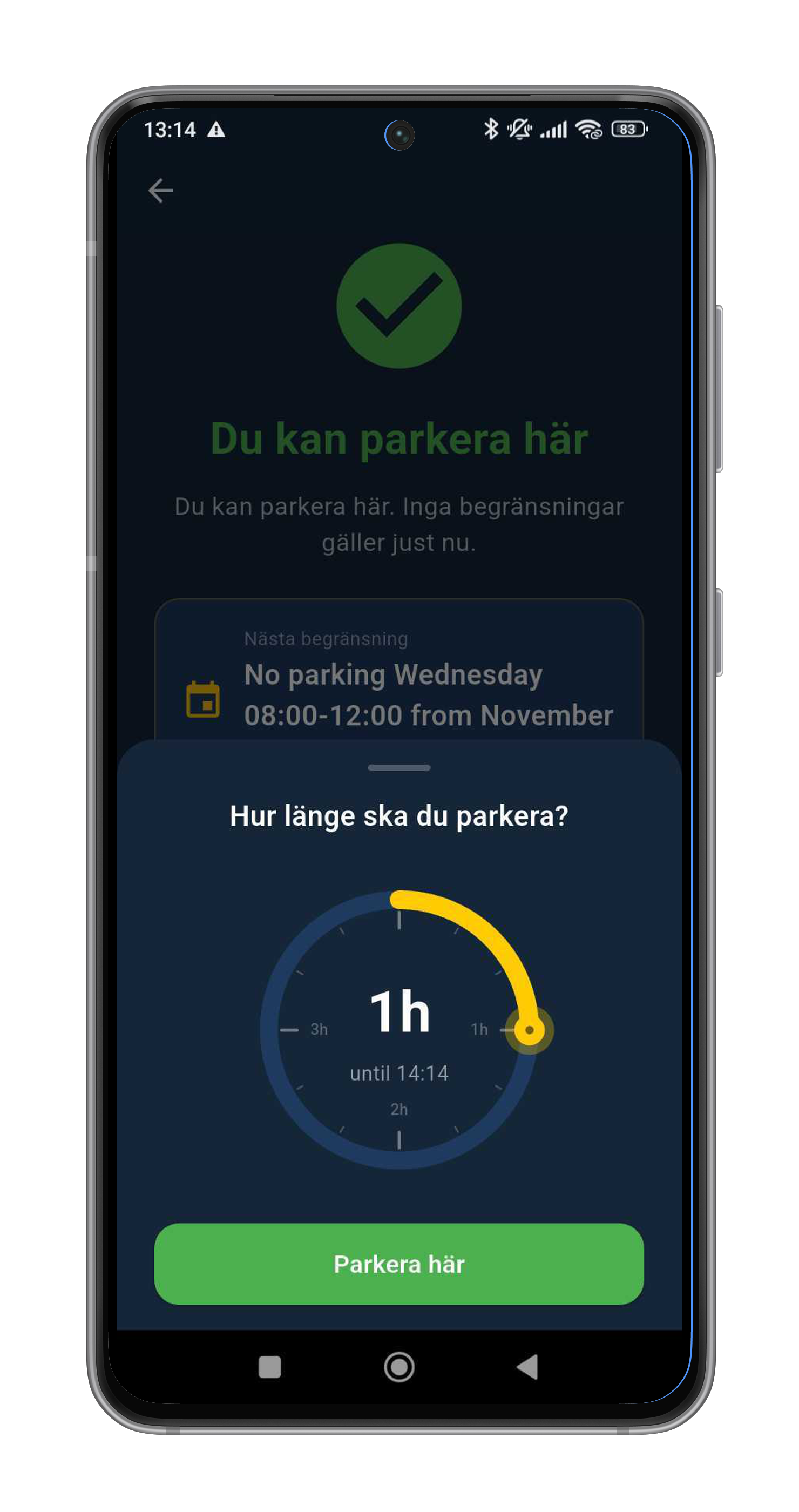Parkeringstimer